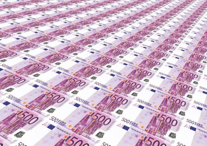 500 Euro Banknotes