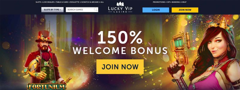 Lucky VIP Homepage