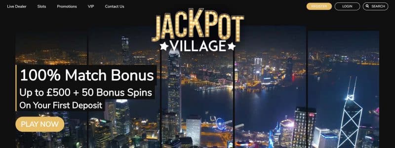 Jackpot Village Homepage