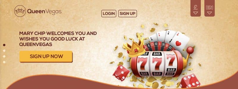queen vegas casino uk