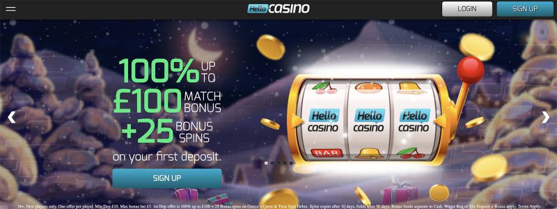 Hello Casino Homepage