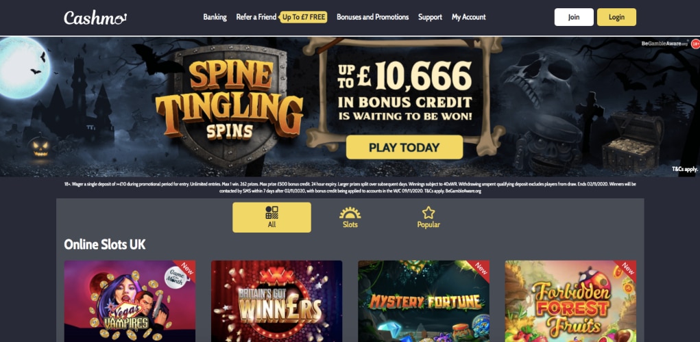 Cashmo Mobile Casino Payforit