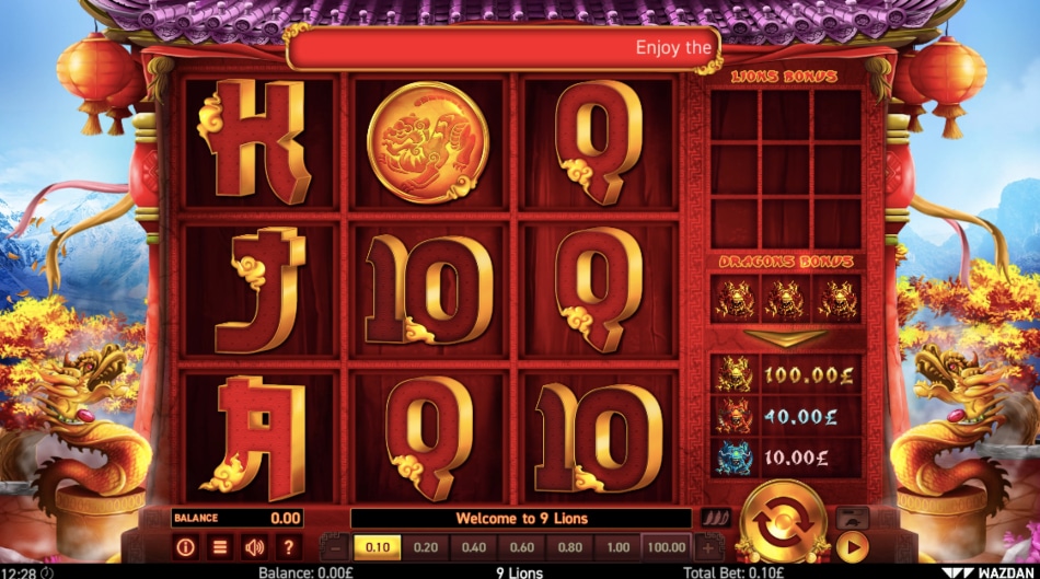 9 Lions Best Wazdan Slots