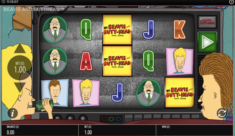 Beavis And Butthead Blueprint Gaming