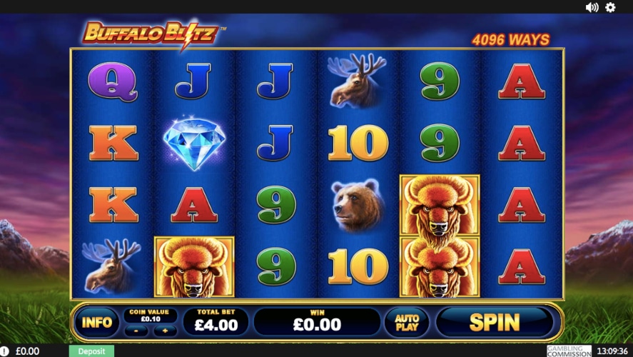 Buffalo Blitz Playtech Casinos UK
