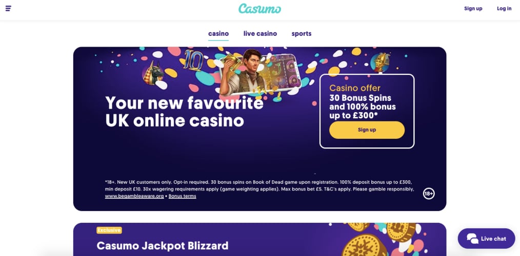 Casumo NetEnt Casinos UK