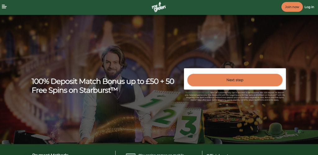 Mr Green NetEnt Casinos UK