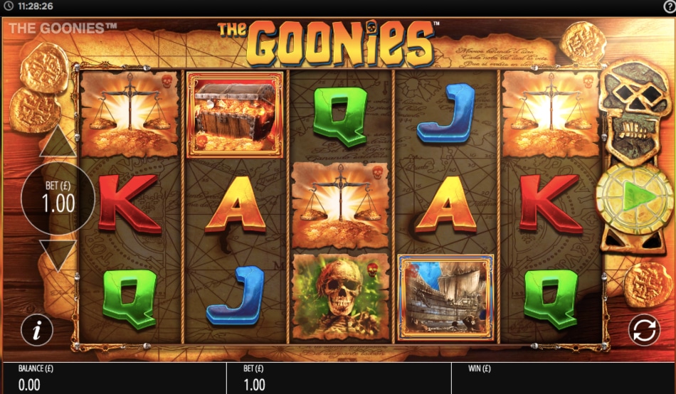 The Goonies Blueprint Gaming