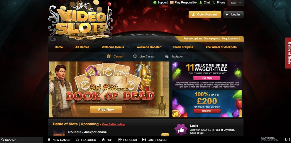 Videoslots NetEnt Casinos UK