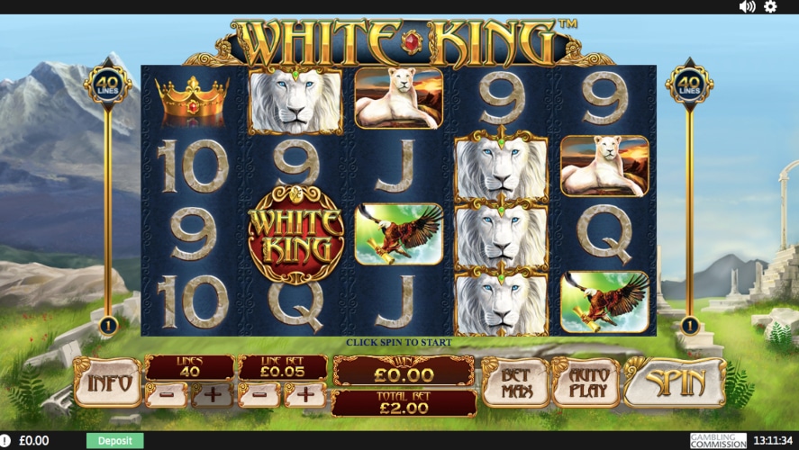 White King Playtech Casinos UK