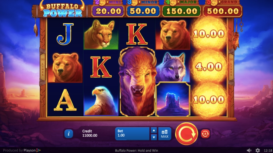 Buffalo Power Playson Slots