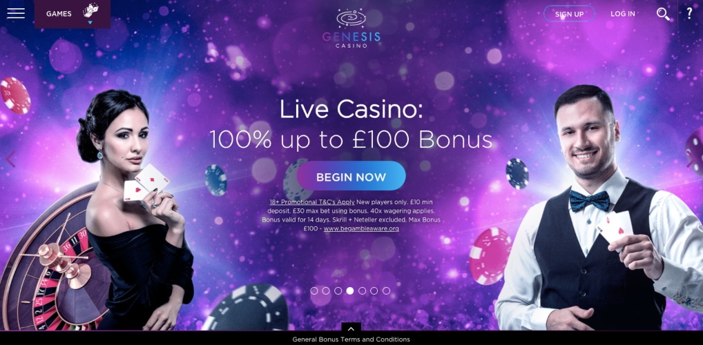 Genesis Casino Live Roulette