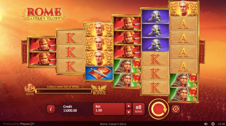 Rome Caesars Glory Playson Slots