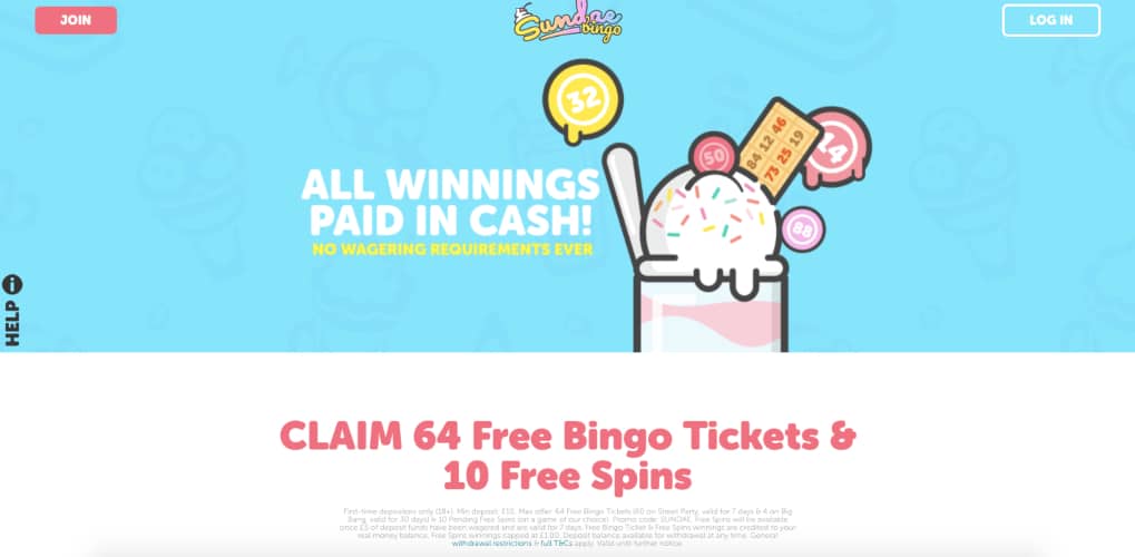 Sundae Bingo How To Win Online Bingo