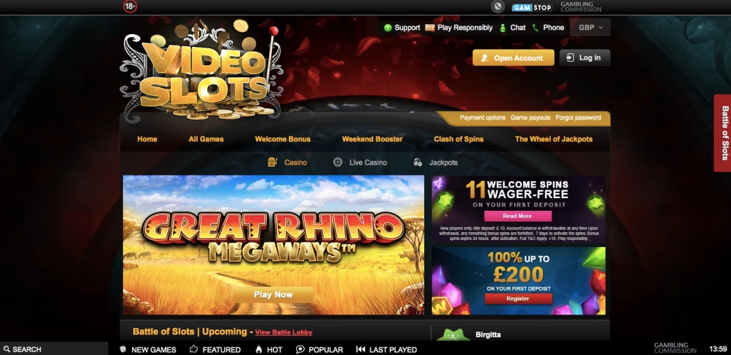 Videoslots Playson Slots