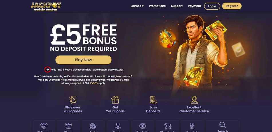 new mobile casinos no deposit bonus