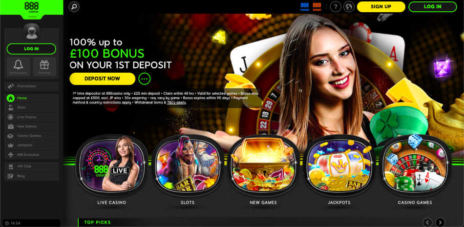 888 PayPal Casino