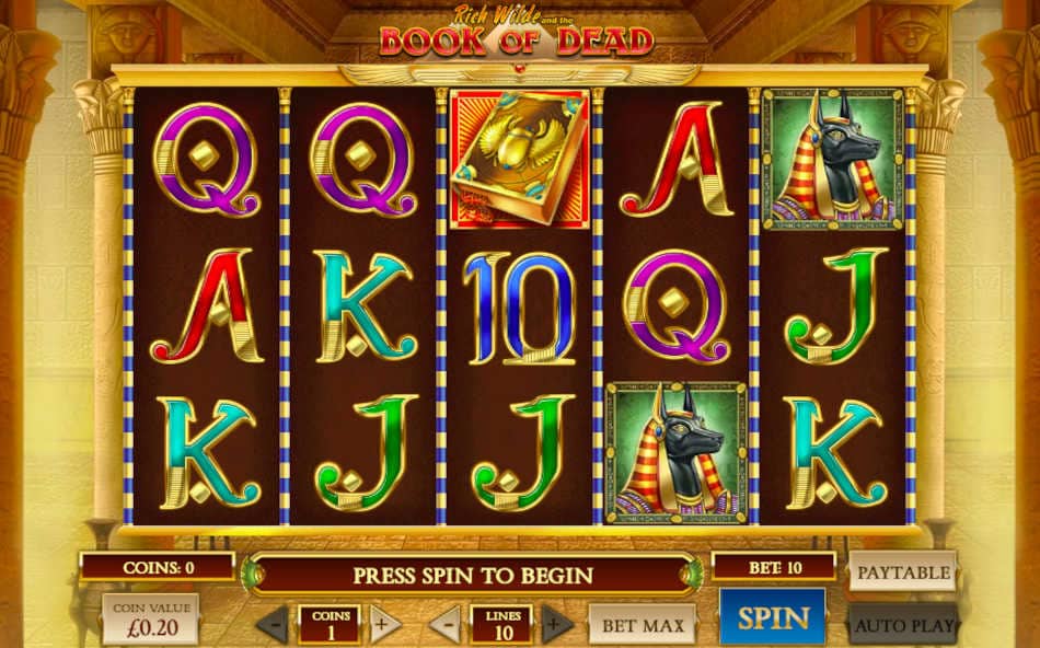 Book Of Dead Wager Free Spins