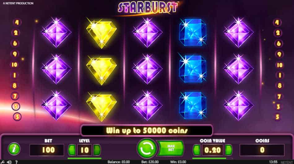 Starburst Popular Slots RTP