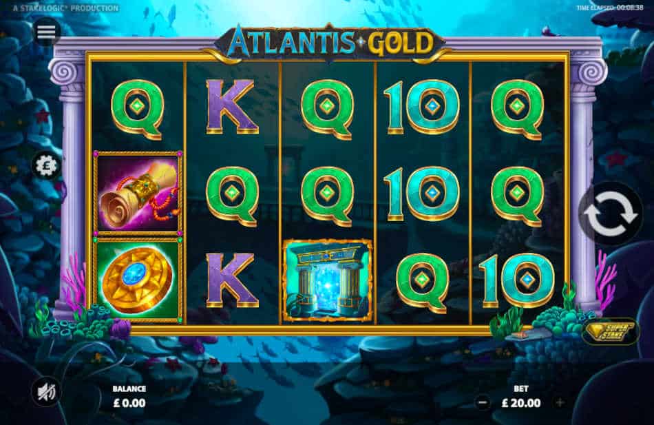 Atlantis Gold Slot Reels