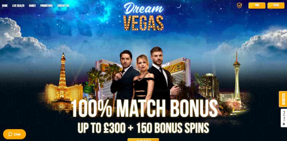 DreamVegas Neteller Casino