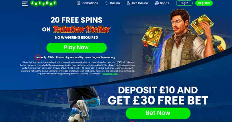 JeffBet Casino Sportsbook UK Launch