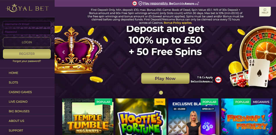 RoyalBet Neteller Casino