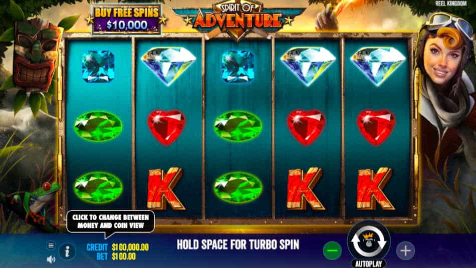 Spirit Of Adventure Slot Reels