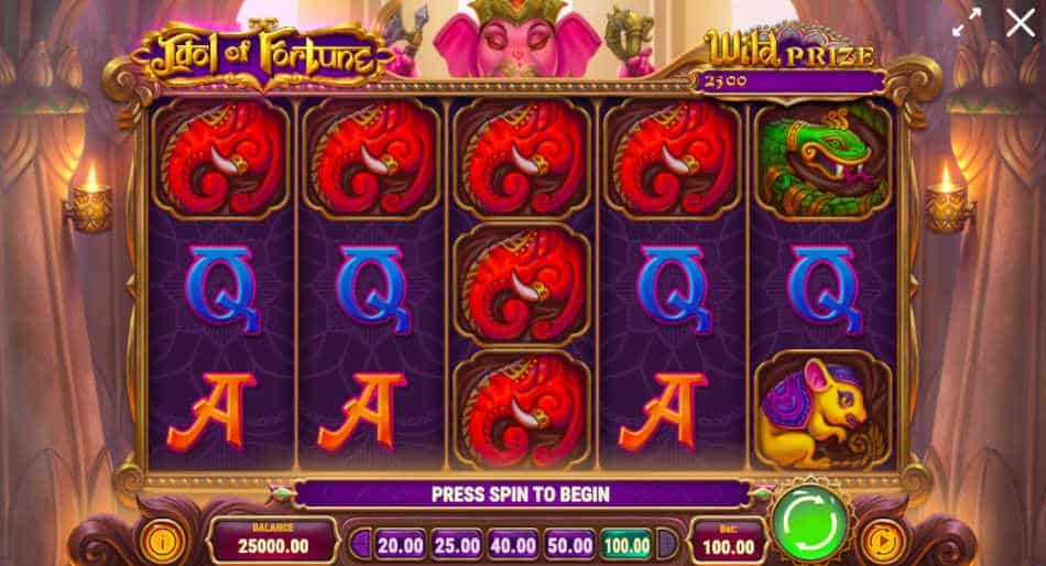 Idol Of Fortune Slot Reels