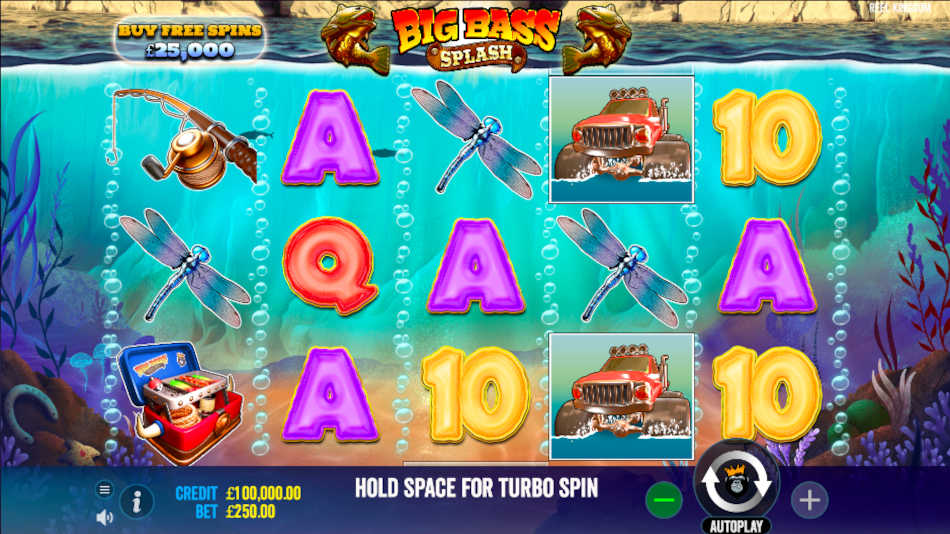 Big Bass Splash Slot Reels