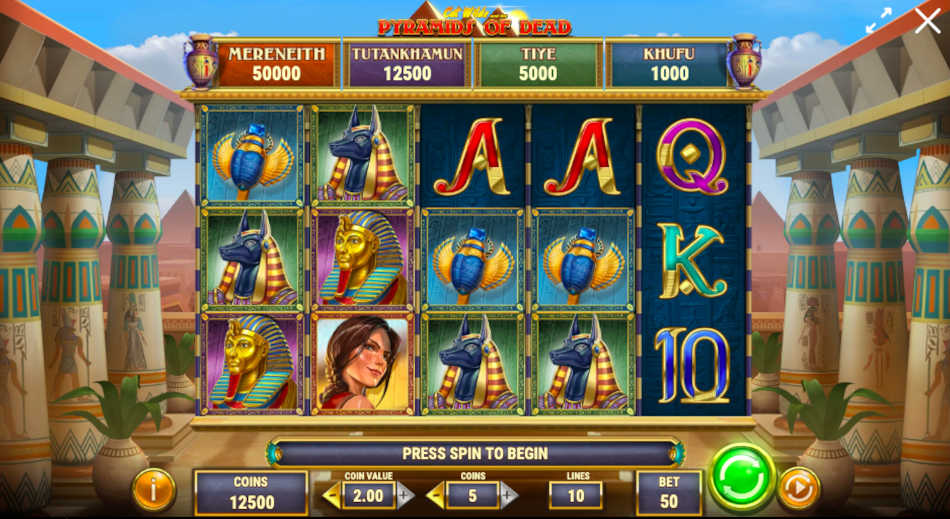 Cat Wilde And The Pyramids Of Dead Slot Reels