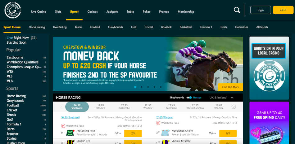 Grosvenor Betting Android