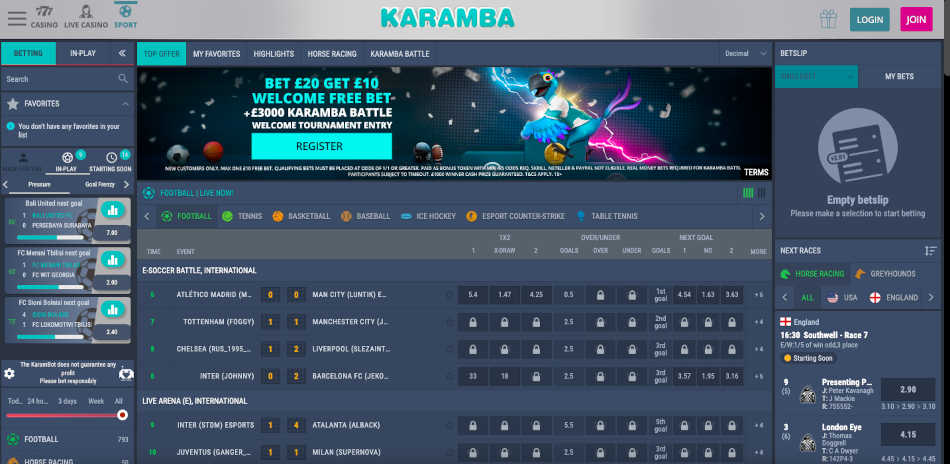 Karamba Betting Android