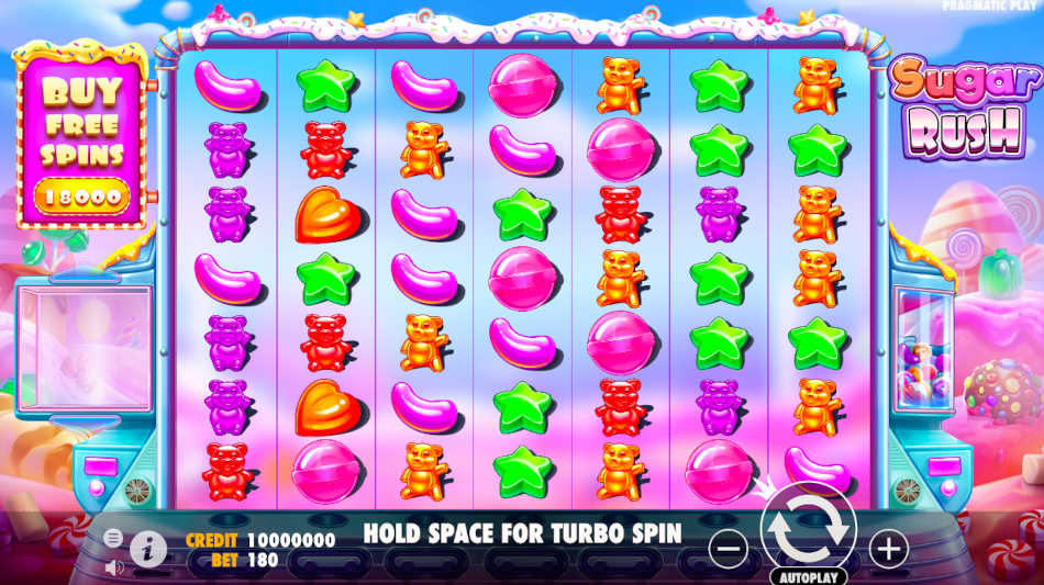 Sugar Rush Slot Reels