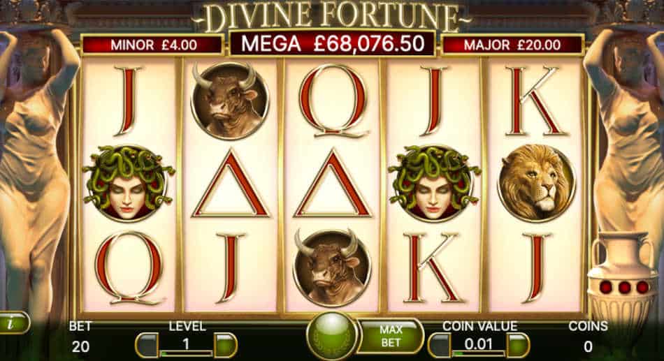 Divine Fortune NetEnt Casino