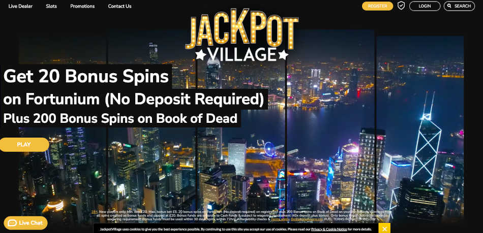 Jackpot Village NetEnt Casino