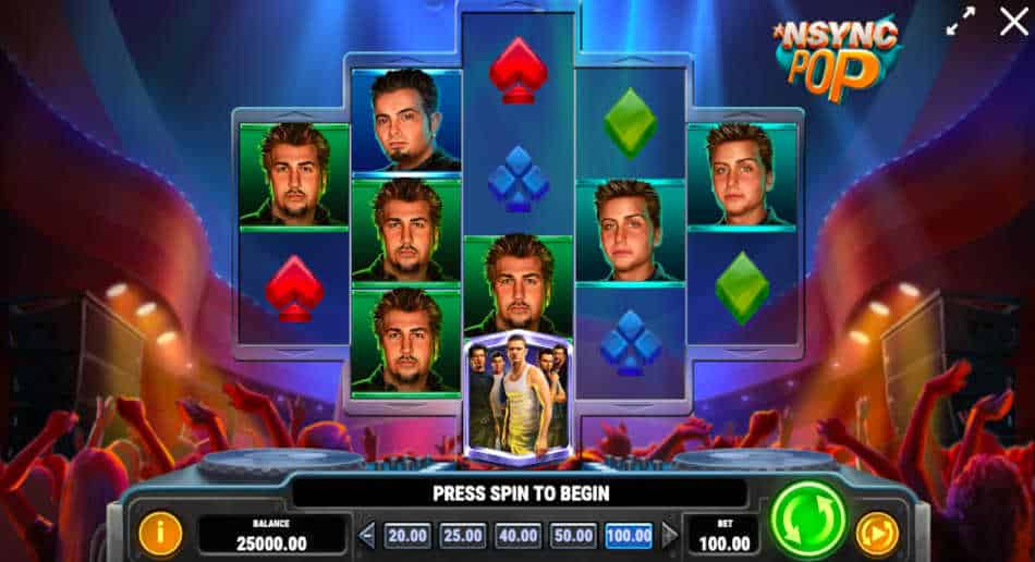 *NSYNC Pop Slot Reels