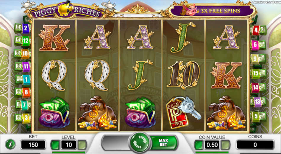 Piggy Riches NetEnt Casino