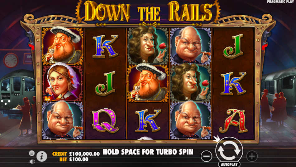 Down The Rails Slot Reels