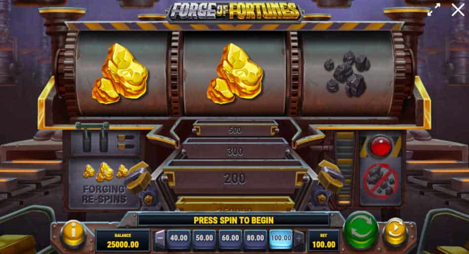 Forge Of Fortunes Slot Reels