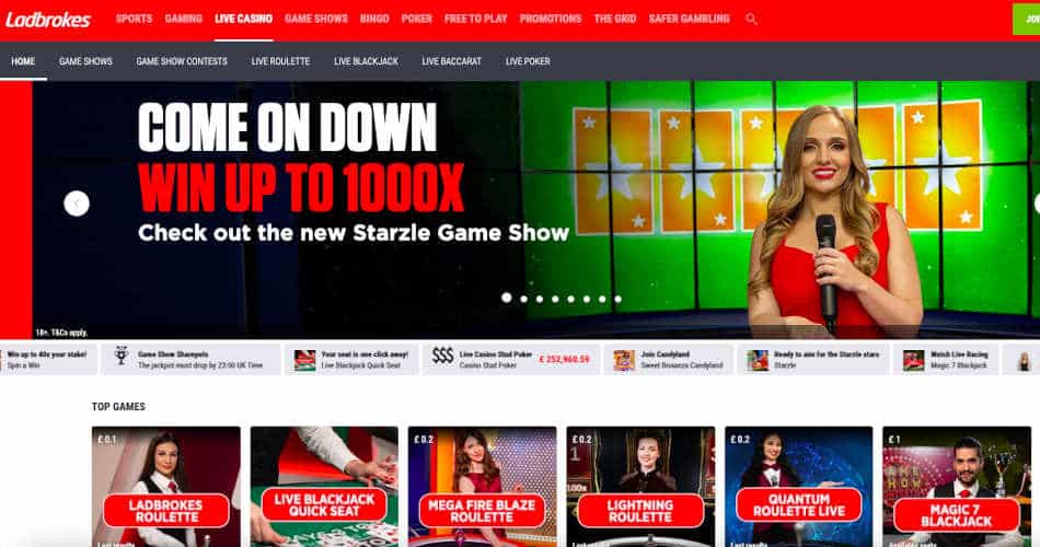 Starzle Entain Ladbrokes