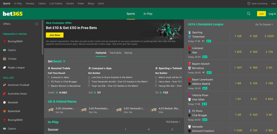 Bet365 Mobile Betting App