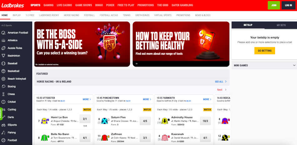 Ladbrokes Mobile Betting App