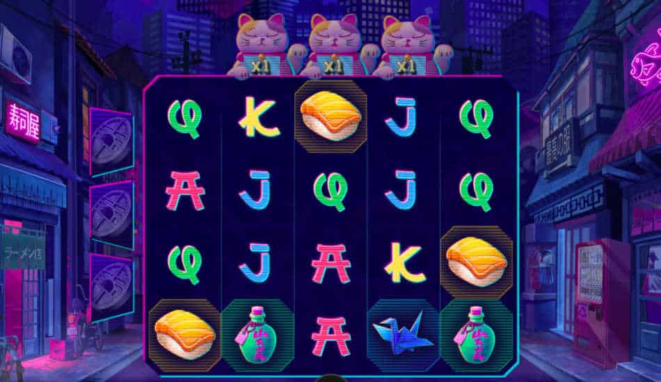 Neko Night Dream Drop Slot Reels