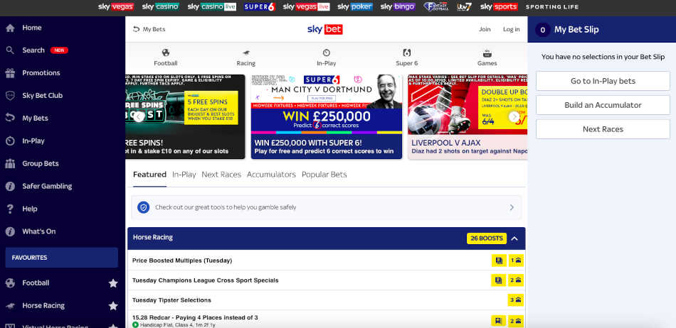 Sky Bet Mobile Betting App