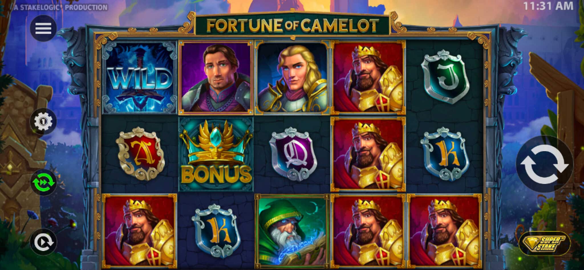 Fortune Of Camelot Slot