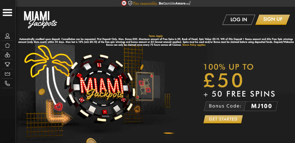 Miami Jackpots Mobile Baccarat