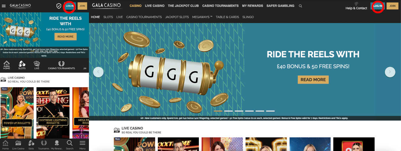 Gala Casino Login